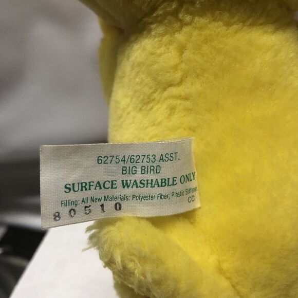 Tyco Tickle Me Big Bird Sesame Street Plush 1996 Stuffed Animal DOES NOT WORK - Picture 8 of 9